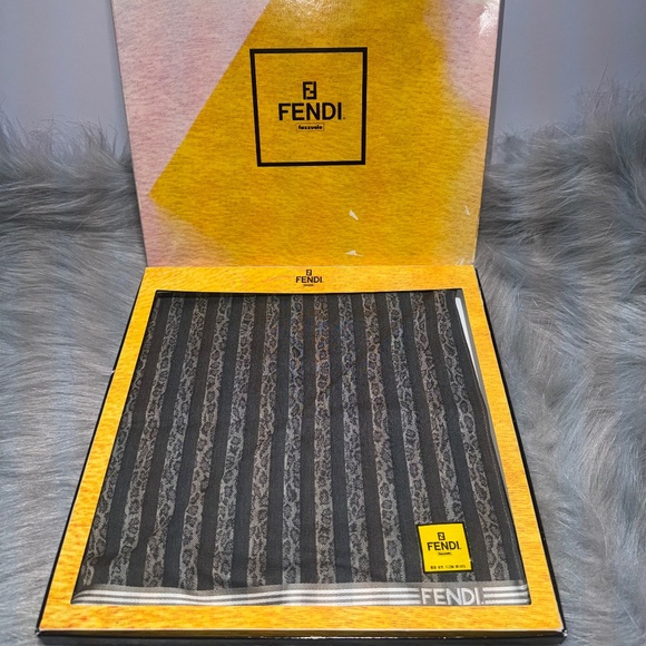 Authentic Fendi Scarf~NIB - Picture 1 of 6